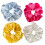 Satin Scrunchie XL for Thick Long Hair Coffee 1