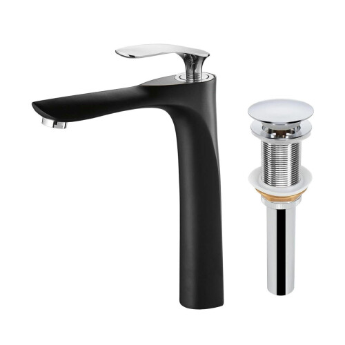Vessel Sink Faucet Single Handle One Hole Brushed Nickel