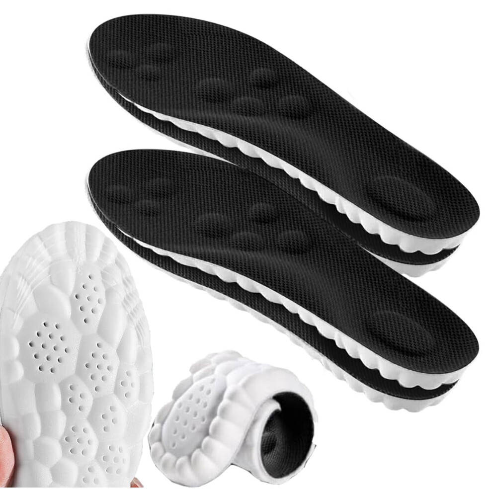 Cloud-Like Massage Insoles Breathable Memory Foam Arch