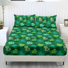 Ensemble de draps pour lit simple XL, en polyester et élasthanne rafraîchissants, 3 pièces, couleur foncée