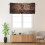 Anchor Nautical Window Valance Rustic Brown Blue 54x18 in 1 2