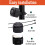 Bike Alarm System Black with Remote and Wireless Vibration 2