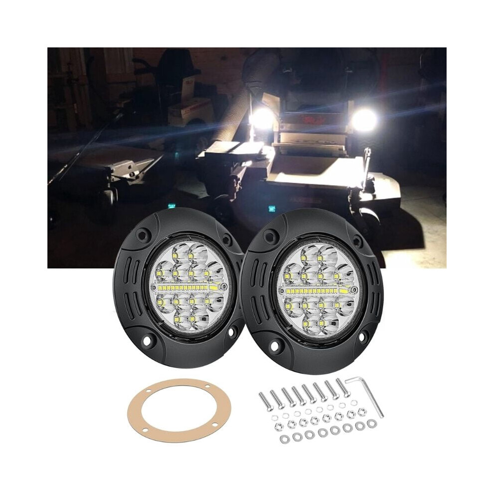 Led Flush Mount Pod 5 Inch Round 36W Spot/Flood Combo Light 9422877614776