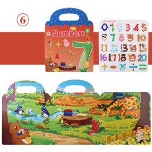 Kids Reusable Sticker Book Educational Activity Book 1