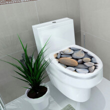 Wall Stickers Mixed Designs Toilet Pedestal Pan Cover