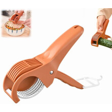 Coupe-bananes avec lame en acier inoxydable et éplucheur (1 pièce)