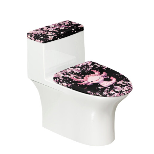 Protège-siège de toilette à base élastique, 2 pièces