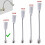 E26 to E26 Light Socket Extender, Flexible Extension Socket Adapter for Medium Base Lamps Bulb Security Cameras Home Corners (20CM/8inch, 1 Pack) 4