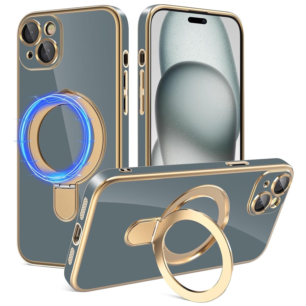 Iphone 13 Case With Magnetic Ring Stand And Magsafe 962125684469