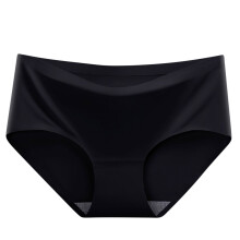 Women's Ice Silk Seamless Panties Mid-Rise 1 Pack