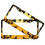 Hive and Bee License Plate Frame Metal 2-Pack 2