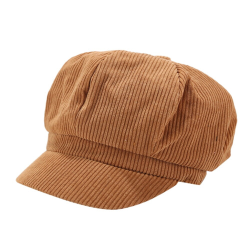 Vintage Women Winter Solid Hat Beret Cap Korean Painter Newsboy Berets