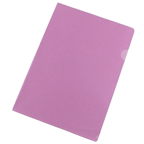 L-Type Transparent Plastic Folder A4 1pc