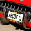 Hive and Bee License Plate Frame Metal 2-Pack 5