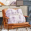 Cotton Throw Blanket Light Purple 59x78.7 Inch 5