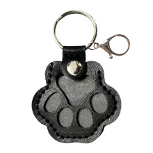 Refillable Pet Hair Keepsake Keychain – Compatible with Dog & Cat Hair, Memorial Gift for Bag/Purse
