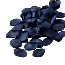 200 Pcs Navy Blue Faux Silk Rose Petals (2") for Wedding Aisle, Table Centerpieces, Party Confetti – Compatible with Wedding Decor