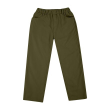 Boy Uniform Pants Army Green Chino Pull-On Straight Fit 8-9