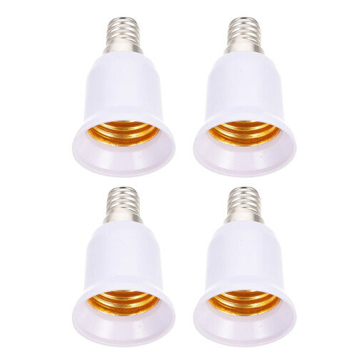 E14 to E27 lamp socket adapter 4 pcs