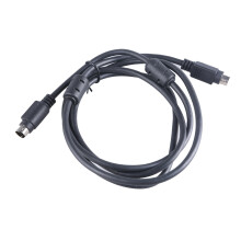 Black Shielded Keyboard Cable 6-Pin Male-to-Male 2-Pack