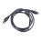 Black Shielded Keyboard Cable 6-Pin Male-to-Male 2-Pack 1