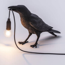 Bird-Shaped Table and Wall Lamp Resin Iron E12 Bulb Included