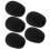 Headset Sponge Cover Windscreen 5 pcs 45x12mm 1
