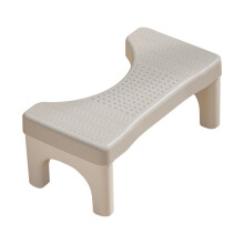 Taburet reglabil pentru toaletă, din plastic, antiderapant, 6,7 inci