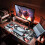 Mousepad Gamer com Padrão Fluido 31,5 x 15,1 polegadas 6
