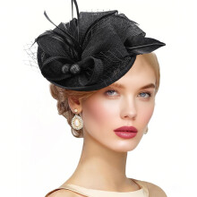 Chapeau bibi pour femme avec pince à cheveux
