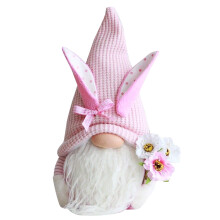 Easter Bunny Doll Desktop Ornament Spring Home Decoration
