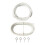 Gecheer curtain wire with hooks 10 feet 7