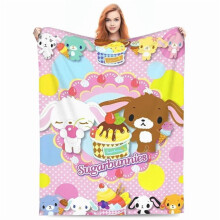 Sugarbunnies flanellen plaid, superwarm en zacht.