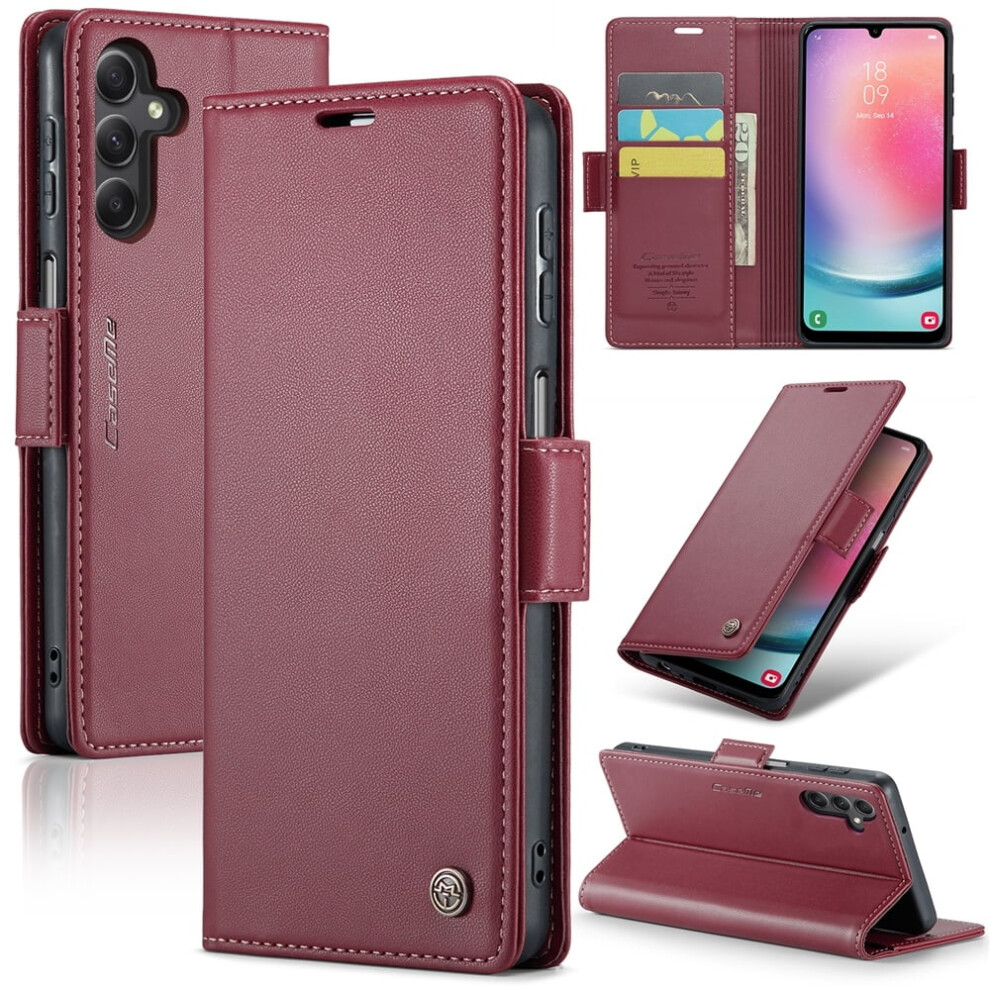 Caseme Leather Wallet Case For Samsung Galaxy A24 4G 968604553783