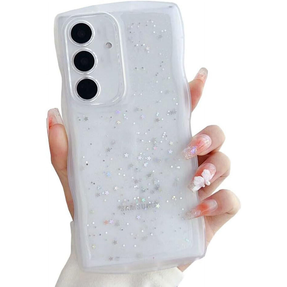 Galaxy A15 5G Case Clear Shockproof Silicone With Glitter 939152696604