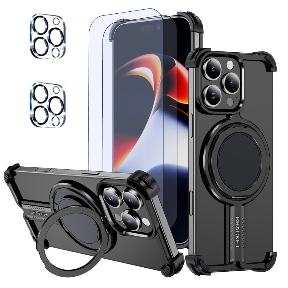 Iphone 16 Pro Metal Case With Screen And Lens Protectors 9399596332420