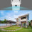 MesaSe WiFi Floodlight Camera 1080p Buitenbeveiligingscamera 3