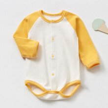 Cotton Ribbed Bodysuit Unisex Baby 0-24M Long Sleeve Romper