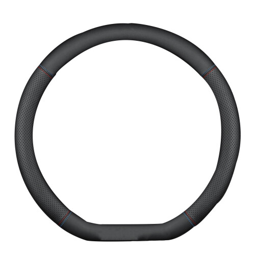 Coprivolante per Nissan a forma di D, bicolore.