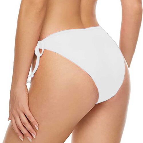 Kvinders string bikinitrusse hvid high-cut trekant 2