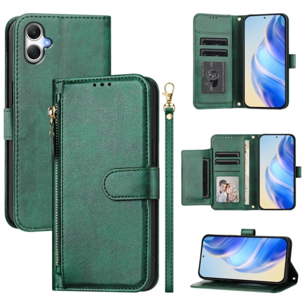 Leather Wallet Case For Samsung Galaxy A06 4G/5G 6.7 Green 939152705009