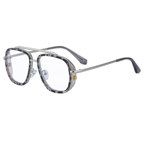 HJ-7352 Γυαλιά ηλίου Unisex με ρετρό τετράγωνο σκελετό