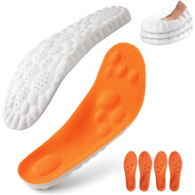 4D Shoe Cloud-inläggssulor med minnesskum för hålfoten, 1 par