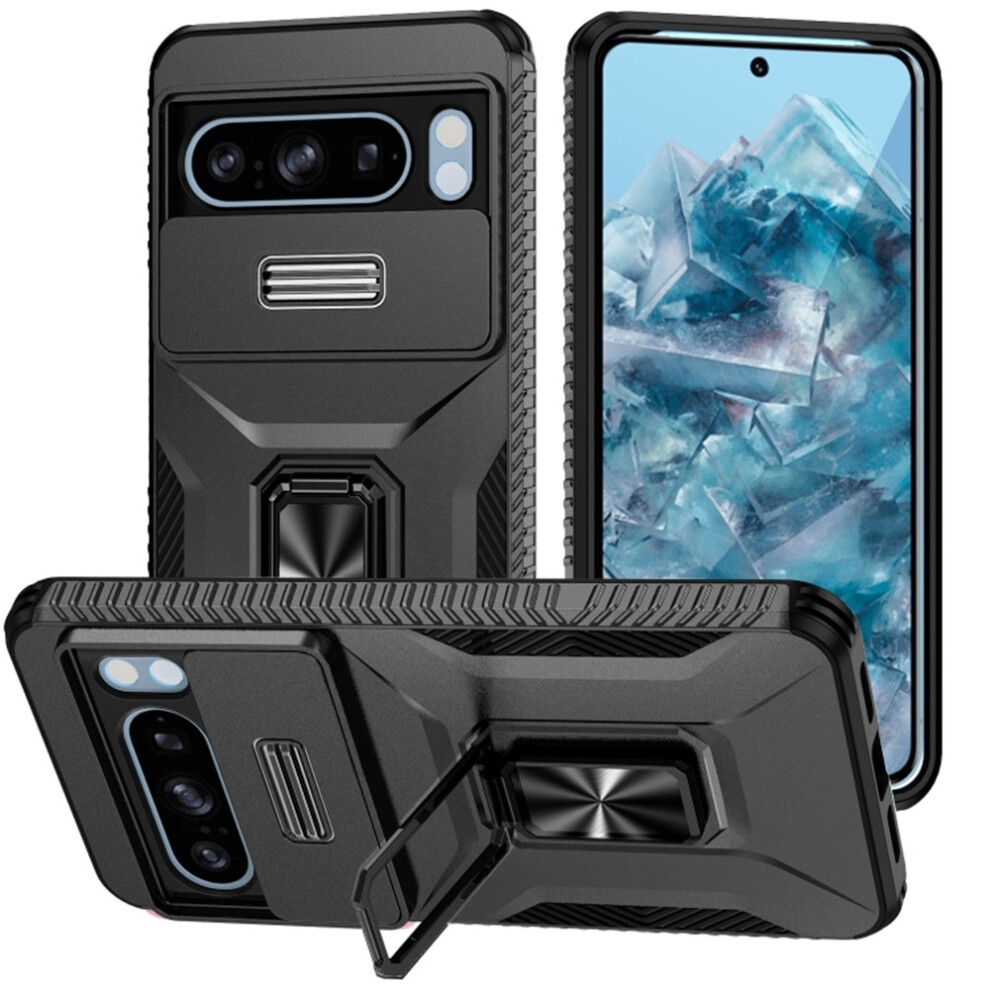 Google Pixel 8 Pro Xl Slim Shockproof Hybrid Case 6.7 Black 968604556579