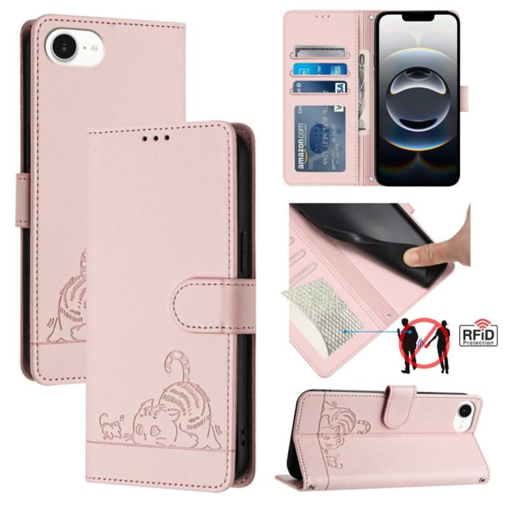 Iphone 16E Rfid-Blocking Pu Leather Flip Wallet Case Â 968604556906