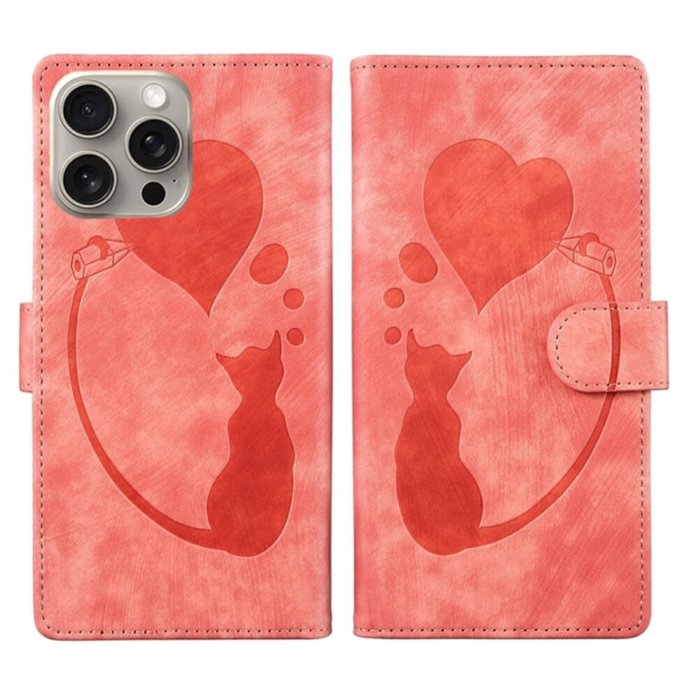 Pu Leather Flip Wallet Case For Iphone 14 Pro Max Orange 968604561740