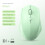 Draadloze Bluetooth 5.2- en 2.4G-muis, stil, 1