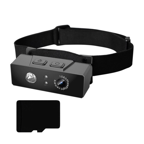 FEAMOS Headlamp Camera 1080p CMOS LED Recorder