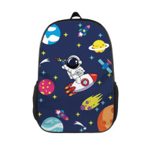 Rucsac spațial cu design de desene animate, capacitate mare de 17 inci
