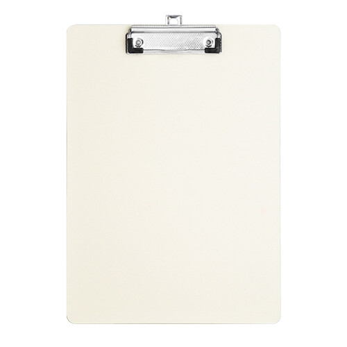 A4 Plastic Clipboard Colored Low-Profile Clip 1 Piece